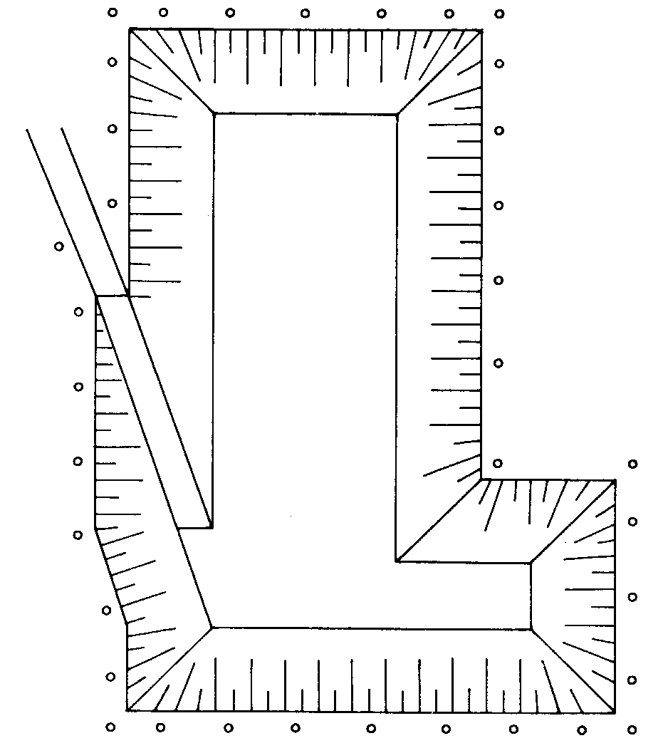 Plan d'implantation des puits de rabattement