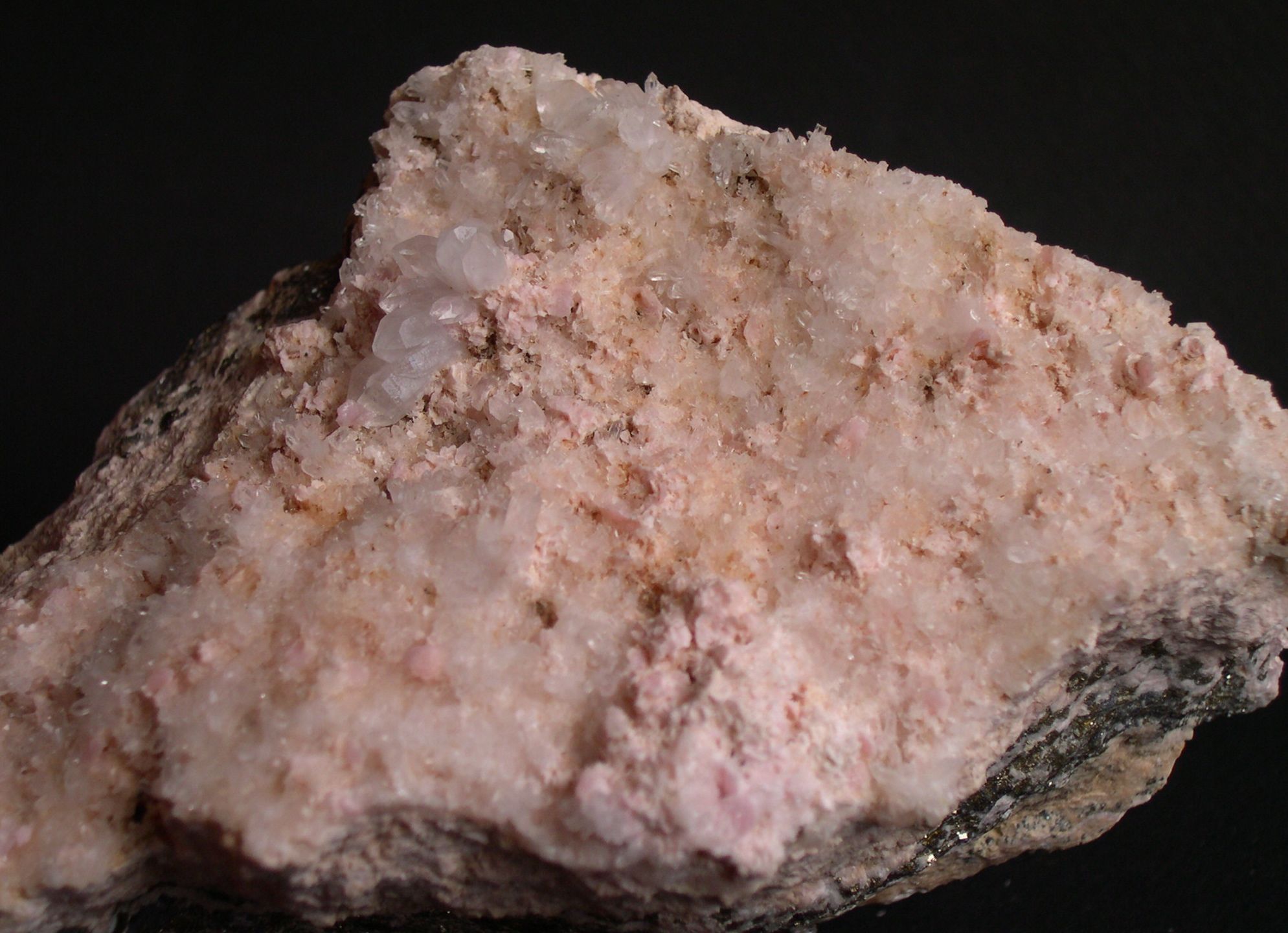 Rhodocrosite Quartz